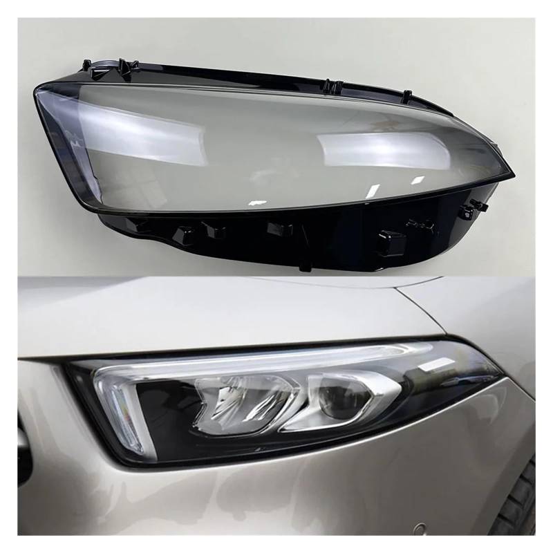 ZHANGAILINGBI Kompatibel for Mercedes-Benz A-Klasse W177 A180 A200L 2019–2021. Transparenter Lampenschirm, Lampenschirm, Frontscheinwerferschale, Scheinwerferabdeckung(Left) von ZHANGAILINGBI