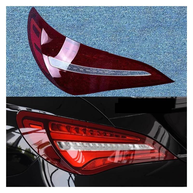 ZHANGAILINGBI Kompatibel for Mercedes-Benz CLA W117 2017 2018 2019. Auto-Rücklichtgehäuse, Bremslichtgehäuse, ersetzen Sie den Auto-Heckgehäuse-Abdeckungs-Lampenschirm(Left) von ZHANGAILINGBI