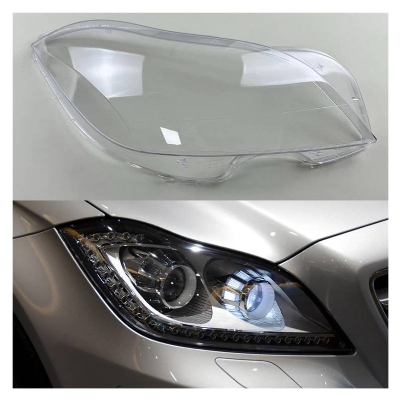 ZHANGAILINGBI Kompatibel for Mercedes-Benz CLS W218 CLS260 CLS300 CLS350 2012–2015. Scheinwerferabdeckung, transparenter Lampenschirm, Scheinwerferschale(Right) von ZHANGAILINGBI