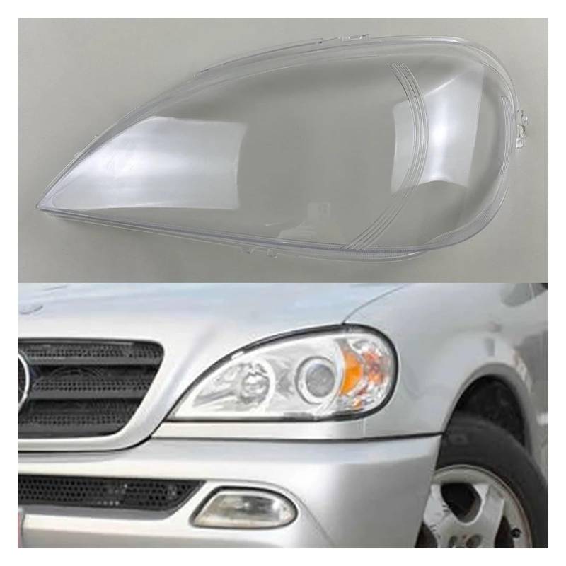 ZHANGAILINGBI Kompatibel for Mercedes-Benz M-Klasse W163 ML320 ML350 ML500 1999–2004. Lampenschirm, Scheinwerferabdeckung, Lampenschale, Maske, Scheinwerferschirm(Left) von ZHANGAILINGBI