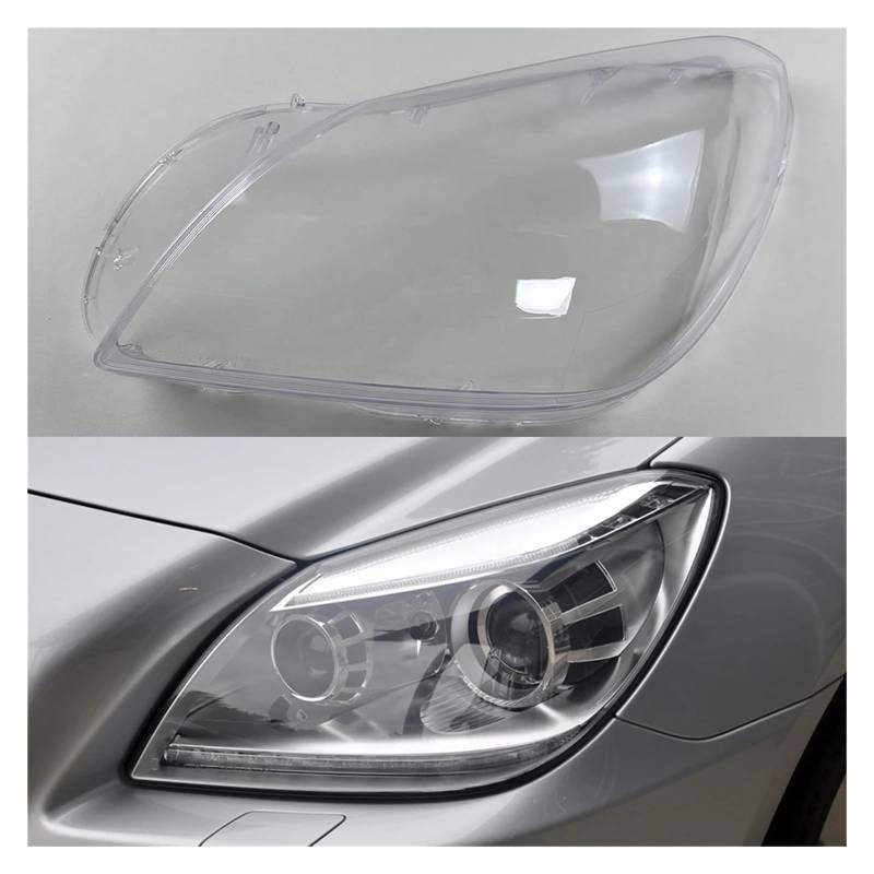 ZHANGAILINGBI Kompatibel for Mercedes-Benz SLK-Klasse W172 2011–2015. Scheinwerfer transparente Abdeckung, Lampenschirm, Scheinwerfer, Schalenlinse(Left) von ZHANGAILINGBI