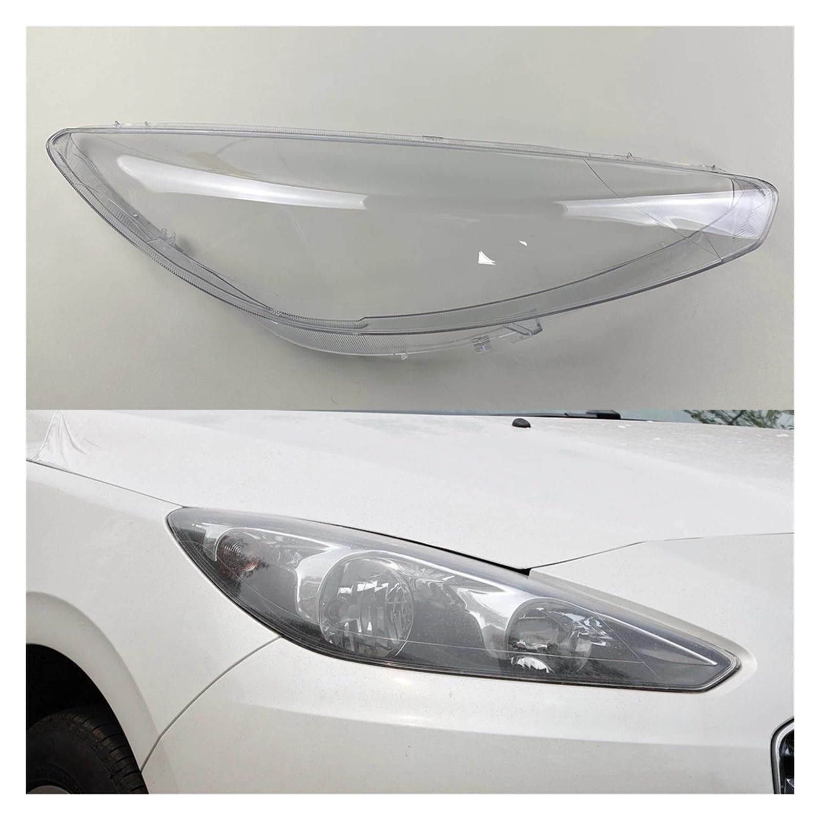 ZHANGAILINGBI Kompatibel for Peugeot 308 2012 2013 2014 2015 Originalversion Lampenabdeckung Scheinwerferschale Transparente Scheinwerferschirmlinse(Right) von ZHANGAILINGBI