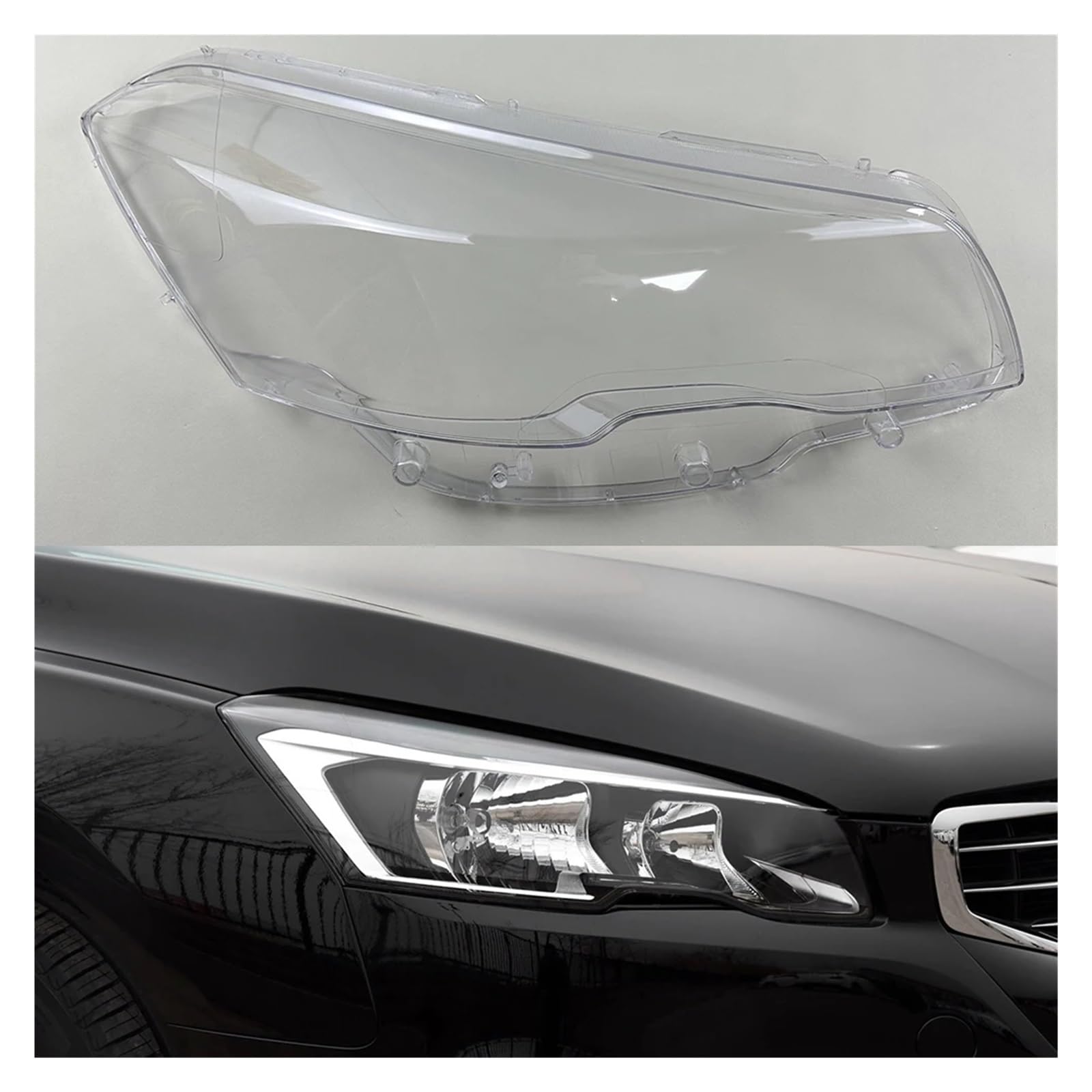 ZHANGAILINGBI Kompatibel for Peugeot 508 2015 2016 2017. Scheinwerferabdeckung, transparenter Lampenschirm, Scheinwerfergehäuse, Linse, ersetzt den Original-Lampenschirm(Right) von ZHANGAILINGBI