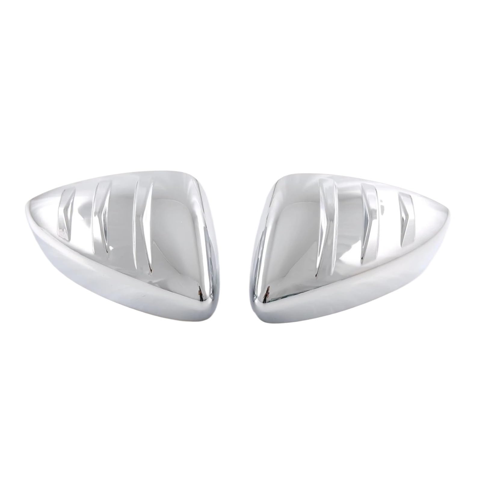 ZHANGAILINGBI Zubehör kompatibel for Mazda CX-50 CX50 2023 2024 Außen Kohlefaser Auto Rückspiegel Seitentür Spiegelabdeckung Verkleidung Schutzkappe Aufkleber(ABS Chrome Plastic) von ZHANGAILINGBI