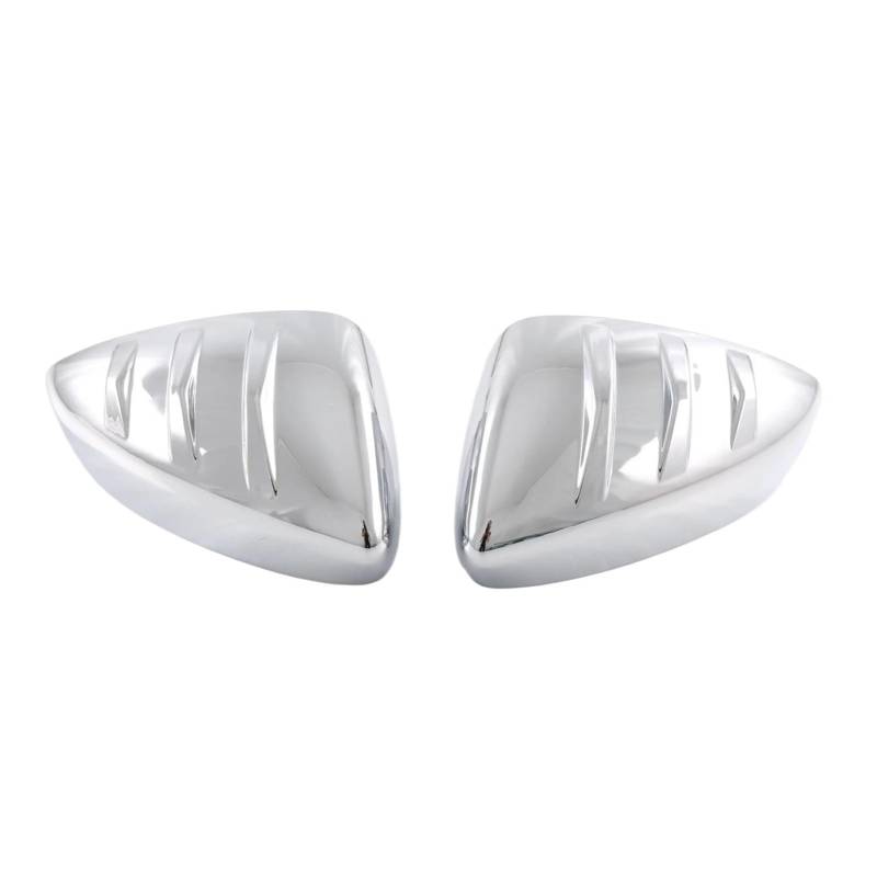 ZHANGAILINGBI Zubehör kompatibel for Mazda CX-50 CX50 2023 2024 Außen Kohlefaser Auto Rückspiegel Seitentür Spiegelabdeckung Verkleidung Schutzkappe Aufkleber(ABS Chrome Plastic) von ZHANGAILINGBI