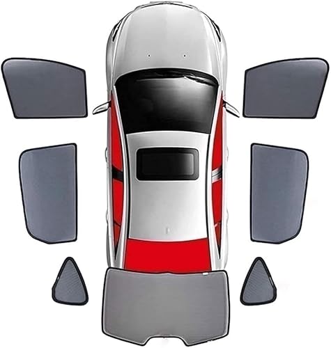 Auto Seitenfenster Sonnenschutz für Audi Q7 2016-2024, Front Heck Sun Shade Visor Uv Schutz Faltbare Sonnenblende Schutzabdeckung von ZHANGJF