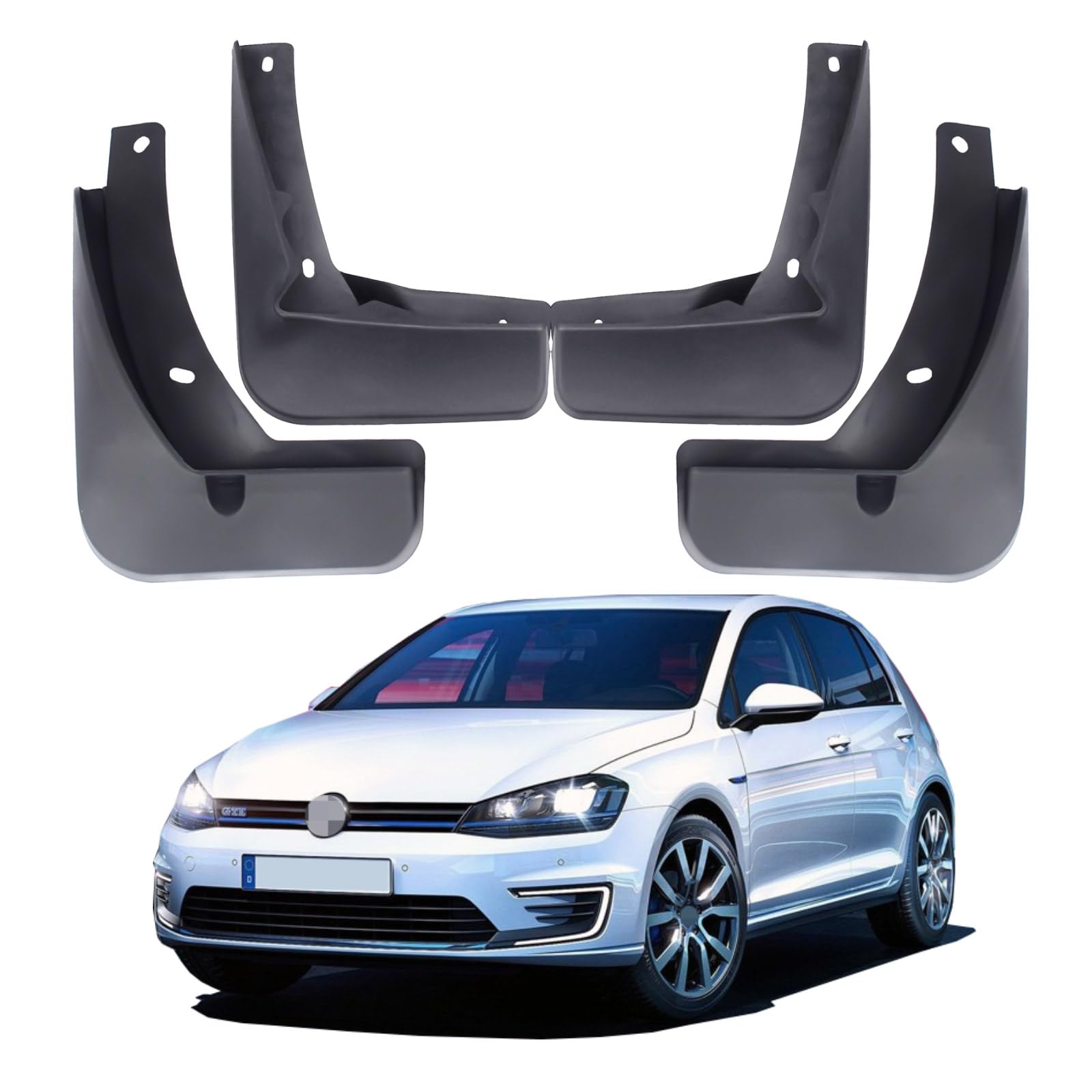 Auto-Schmutzfänger für Volkswagen Golf MK7 Gte Spritzschutz Klappe VW Golf 7 Gte Kotflügel vorne hinten 4 Stück 2013 2014 2015 2016 von ZHANGQINGHUI