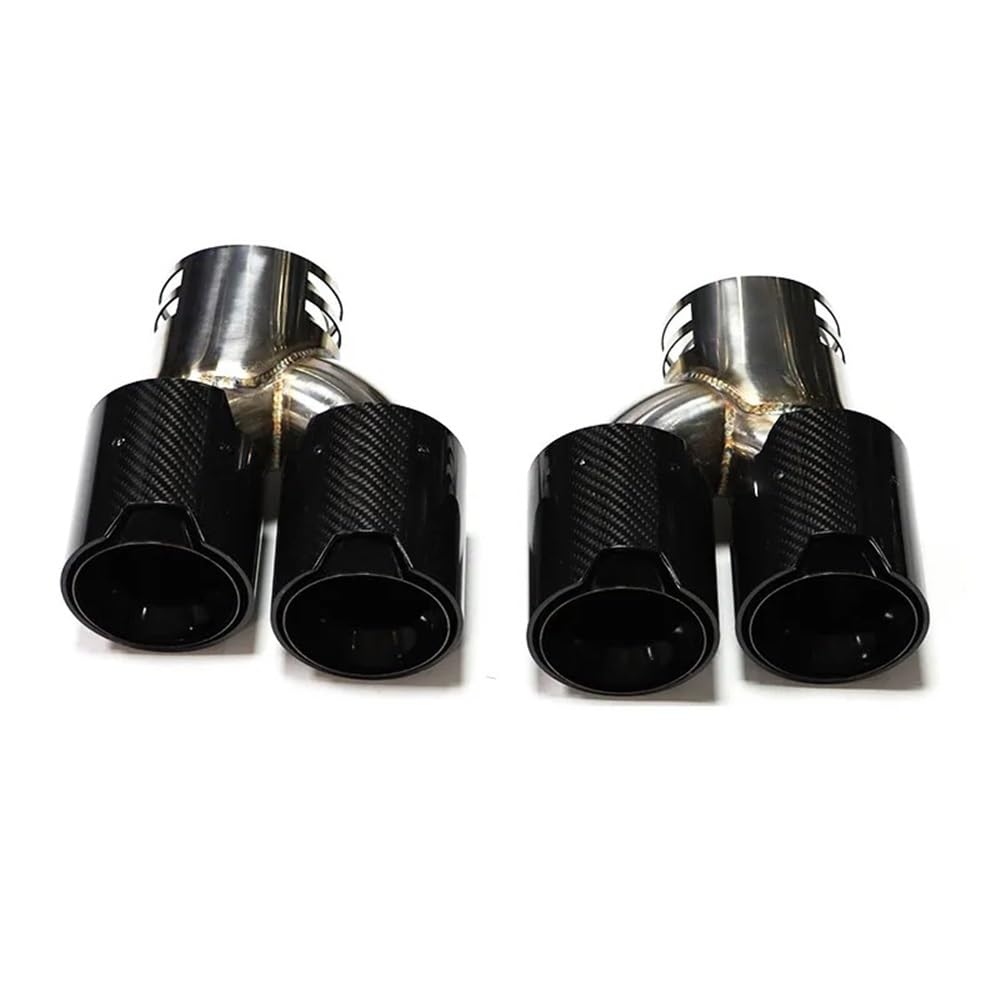 Auspuffblende Quad Auto Auspuff Spitze Für G22 Für G23 Für M440i 2019 2020 2021 2022 2023 Schalldämpfer Spitze Auspuff Düse Endrohr Endrohre von ZHANGTONG