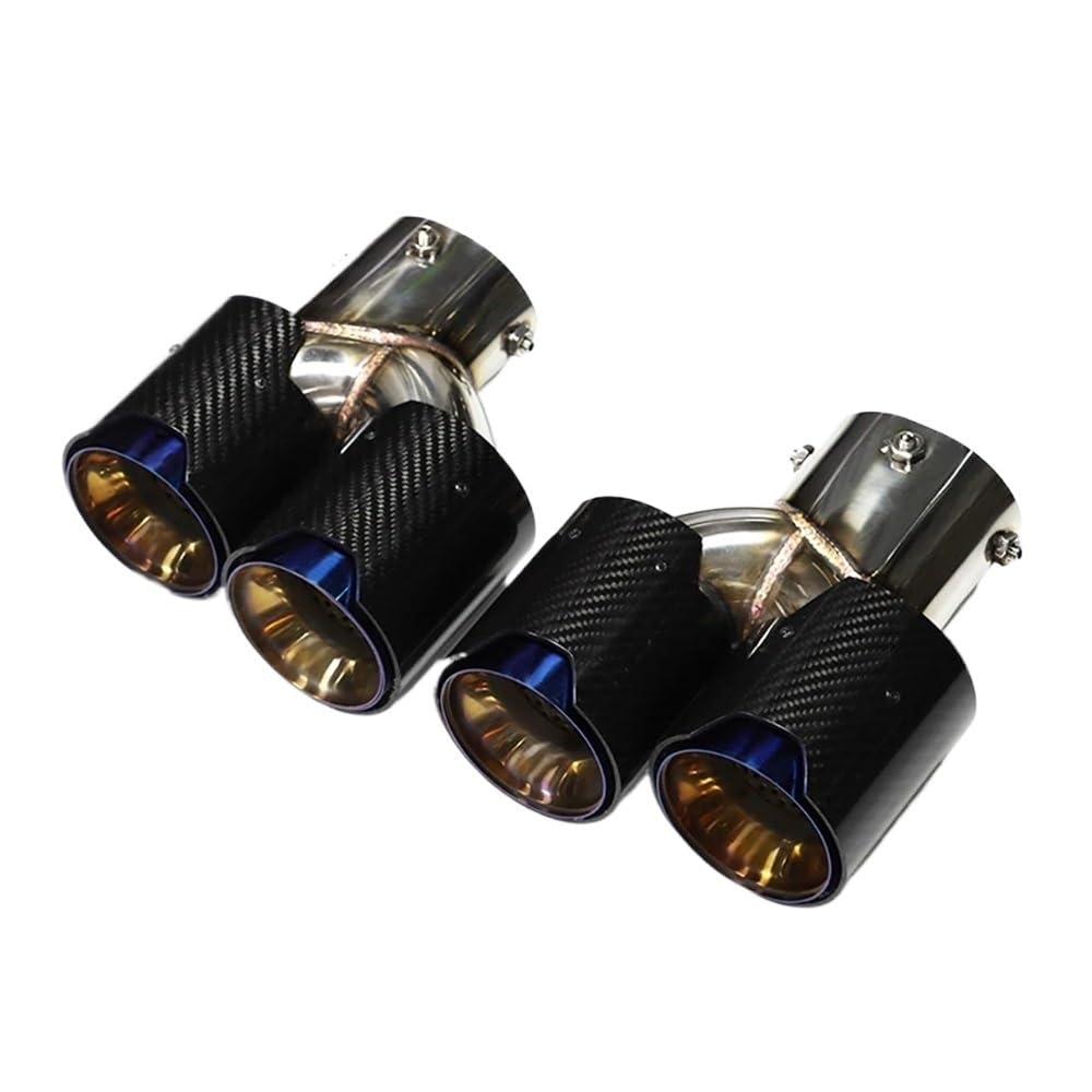 Auspuffblende Quad Auto Auspuff Spitze Für G42 Für M240i 2021 + Dual Auspuffrohr Schalldämpfer Spitze Auspuff Düse Endrohr Endrohre von ZHANGTONG