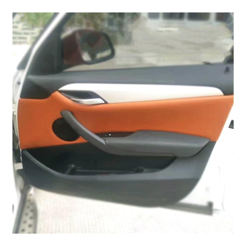 Auto Innenraum For For X1 For E84 2010 2011 2012 2013 2014 2015 2016 Microfiber Leather Interior Car Door Handle Panel Cover Trim Innenausstattung von ZHANGTONG