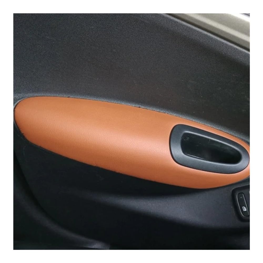 Auto Innenraum Für Peugeot 301 2014 2015 2016 2017 2018 4PCS Auto Innen Leder Tür Armlehne Panel Abdeckung Schutz Trim Innenausstattung von ZHANGTONG