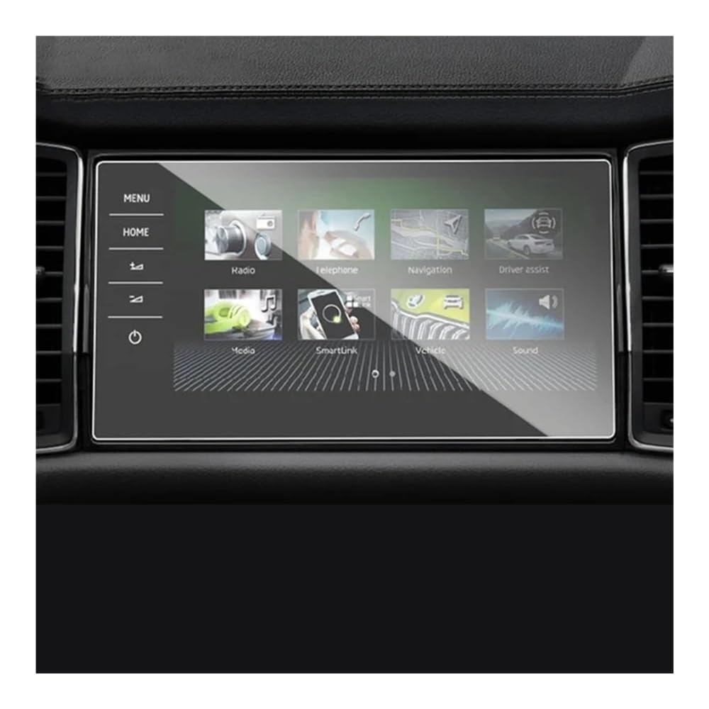 Displayschutzfolie Auto-Center-Konsole Media Dashboard Navigation Schutzfolie für Skoda für Kodiaq GT 2017–2020 Virtual Cockpit Schutzfolie von ZHANGTONG