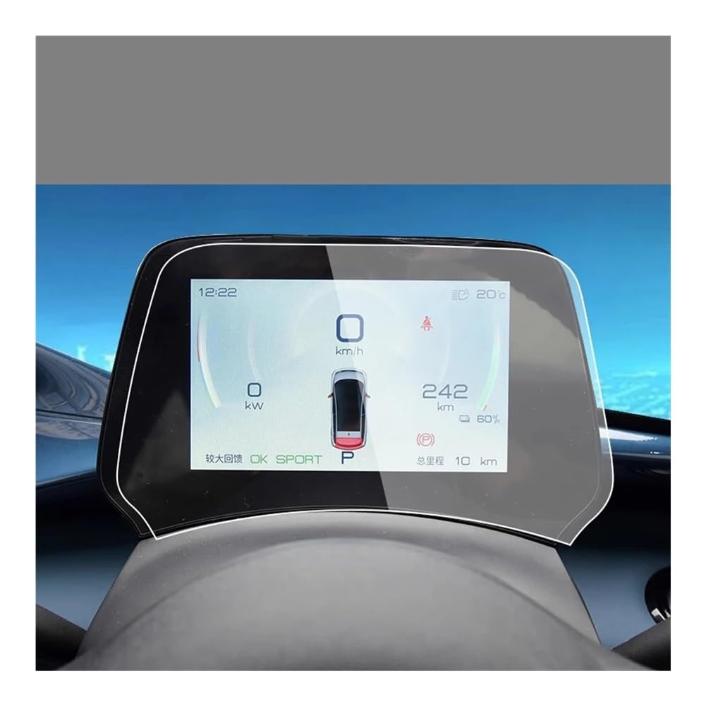 Displayschutzfolie Auto Dashboard Display Schutz Abdeckung Gehärtetes Display Instrument Schutz Film Für BYD Für Dolphin 2021 Virtual Cockpit Schutzfolie von ZHANGTONG