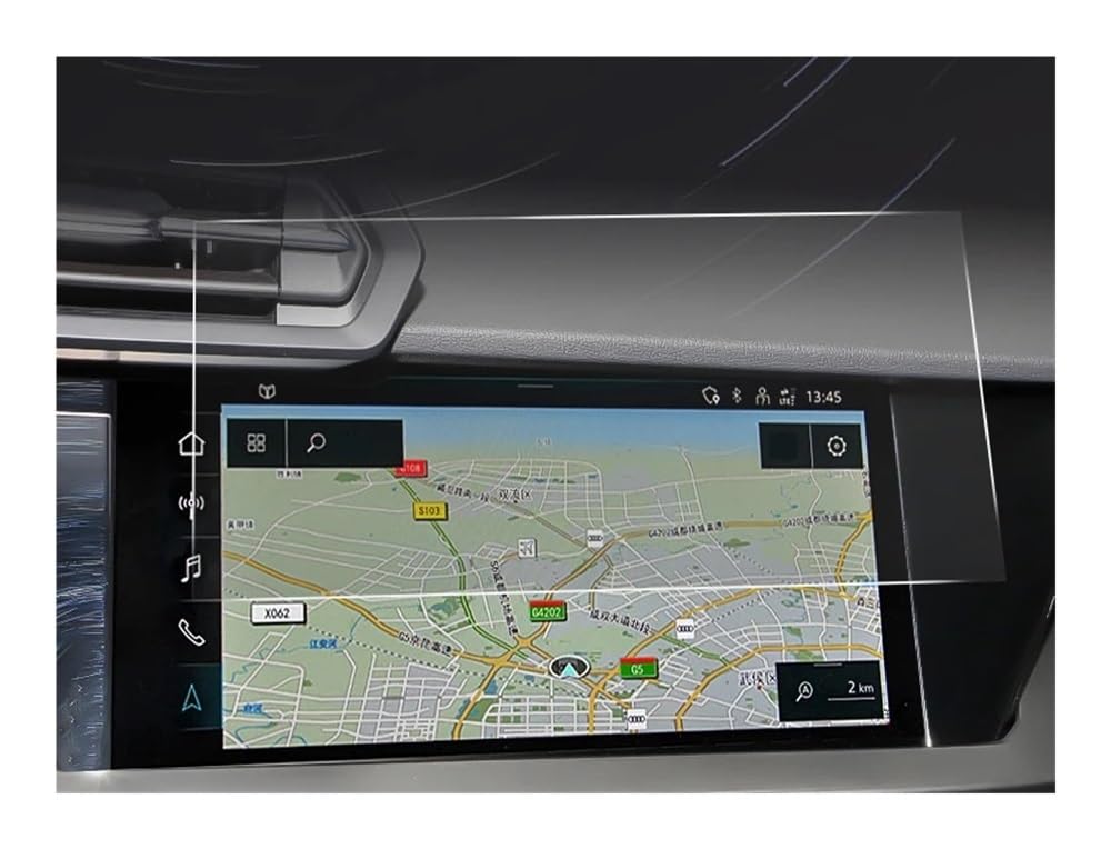 Displayschutzfolie Auto Navigation Gehärtetem Glas Screen Protector Film Für A3 Für 8Y 2021-2022 Auto Innen Zubehör Virtual Cockpit Schutzfolie von ZHANGTONG