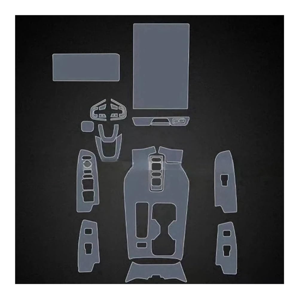 Displayschutzfolie Autotür-Mittelkonsolen-Medien-Armaturenbrett-Schutzfolie für ENS1 2022–2023 Virtual Cockpit Schutzfolie von ZHANGTONG