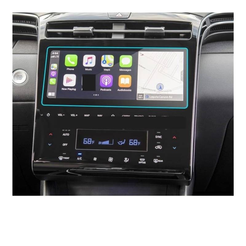 Displayschutzfolie Display-schutzfolie Armaturenbrett Schutz Für Hyundai Für Tucson NX4 2021-2022 Auto Navigtion Virtual Cockpit Schutzfolie von ZHANGTONG