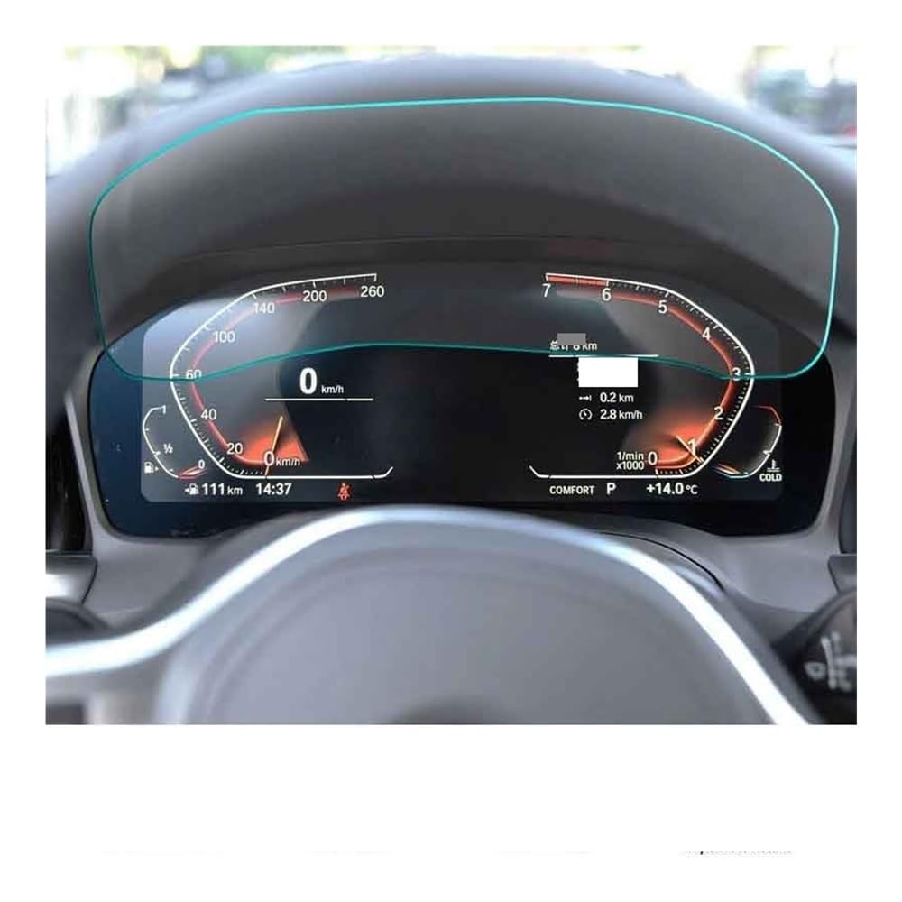 Displayschutzfolie Displayschutzfolie aus gehärtetem Glas für G20 für G21 für Serie 3 2020-2021, Autoradio, GPS-Navigation, Schutzfolie Virtual Cockpit Schutzfolie von ZHANGTONG