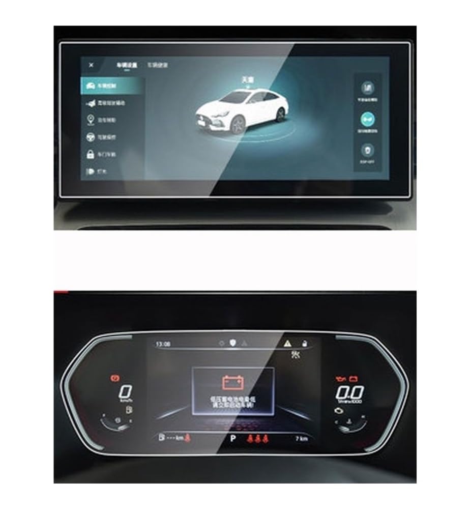 Displayschutzfolie Displayschutzfolie aus gehärtetem Glas für MG für GT 2022, Auto-Infotainment-Radio, GPS, Innen-Armaturenbrett Virtual Cockpit Schutzfolie von ZHANGTONG