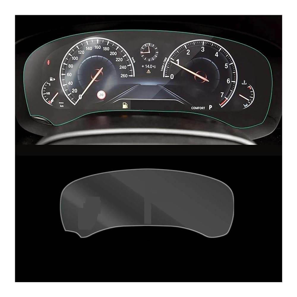 Displayschutzfolie Für 5 Serie Für G30 Für G31 2019-2021 Auto Dashboard Instrument Panel Bildschirm Gehärtetes Glas Schutz Film Virtual Cockpit Schutzfolie von ZHANGTONG