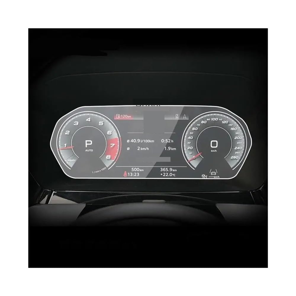 Displayschutzfolie Für A3 2020-2021 Automotive Interior Instrument Panel Membran Bildschirm gehärtetem Glas Schutzfolie Virtual Cockpit Schutzfolie von ZHANGTONG