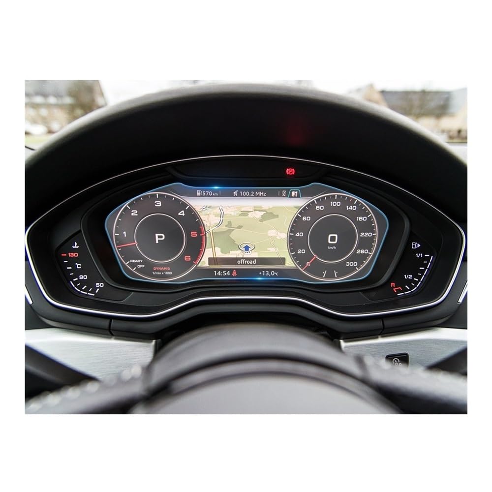 Displayschutzfolie Für A5 2016–2021, Auto-Armaturenbrett, Instrumententafel-Bildschirm, gehärtetes Glas, Schutzfolie Virtual Cockpit Schutzfolie von ZHANGTONG