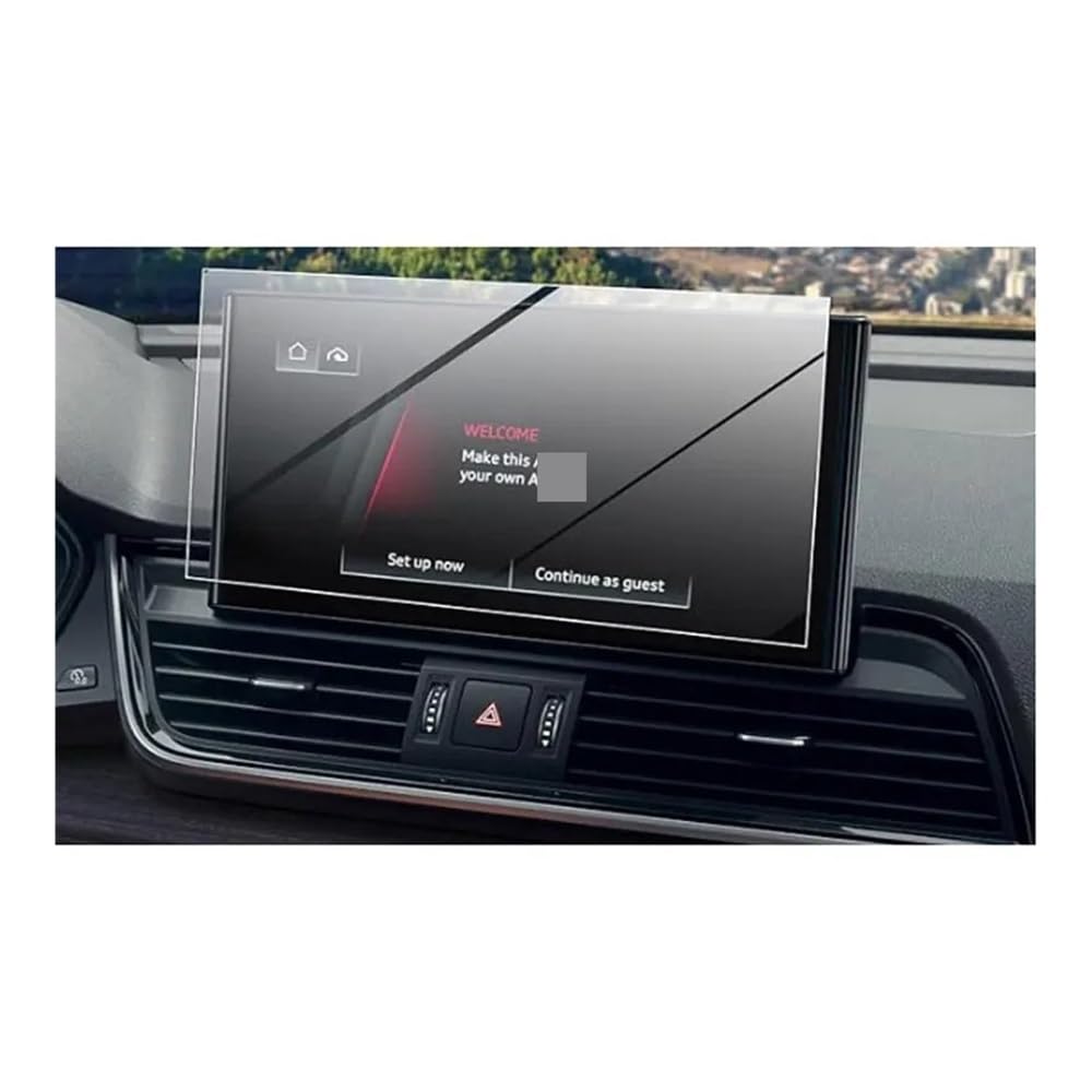 Displayschutzfolie Für A5 Für S5 Für Q5 2019-2021 Gehärtetes Glas Auto GPS Radio Navigation Dashboard Screen Protector Display Film Virtual Cockpit Schutzfolie von ZHANGTONG