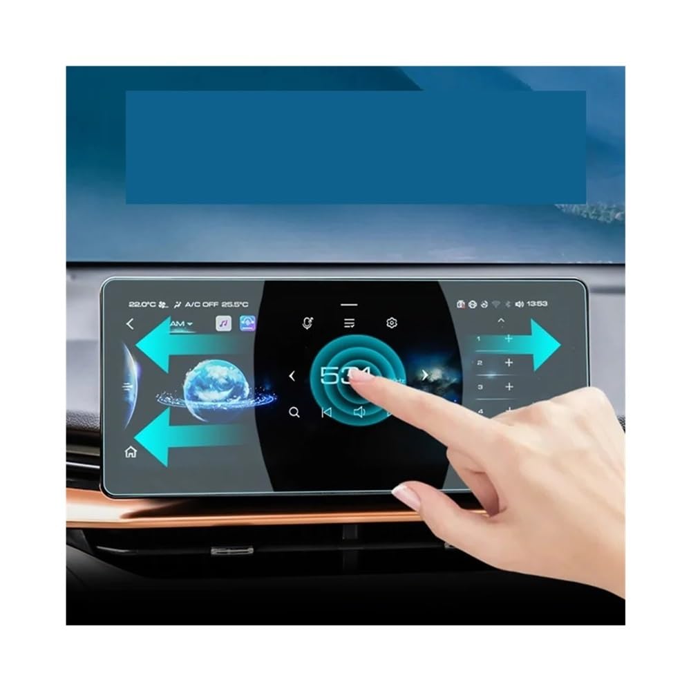 Displayschutzfolie Für BYD Für Dolphin 2024 Dashboard Membran Auto GPS Display Gehärtetem Glas Display-schutzfolie Virtual Cockpit Schutzfolie von ZHANGTONG