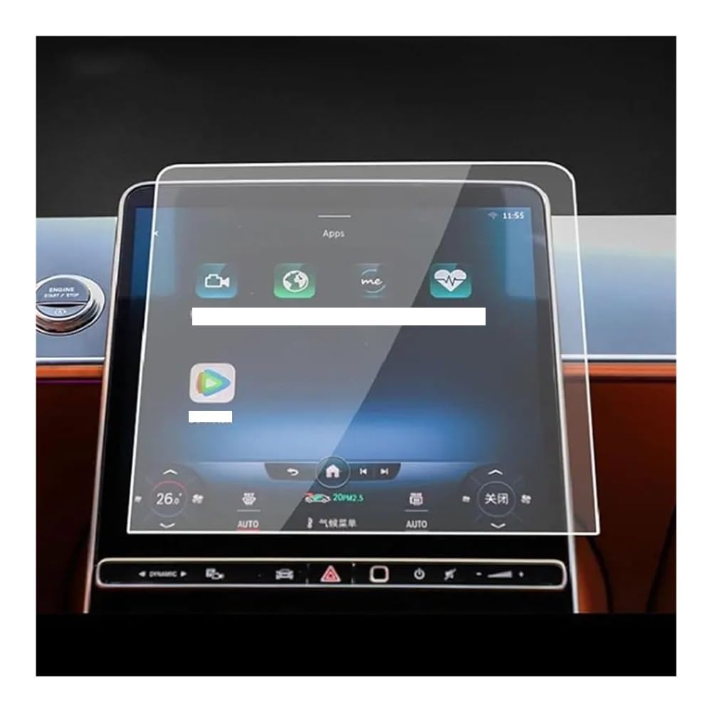 Displayschutzfolie Für Benz Für C-Klasse Für C220 2022 Auto Navigation Gehärtetes Display-schutzfolie Dashboard Schutz Virtual Cockpit Schutzfolie von ZHANGTONG