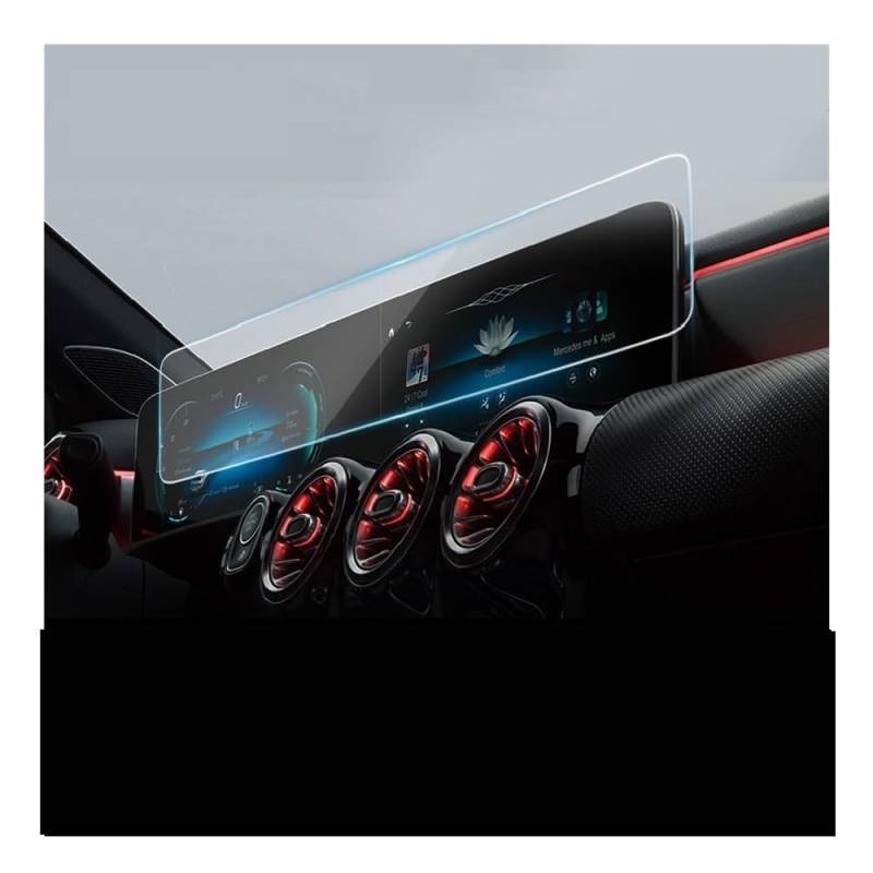 Displayschutzfolie Für Benz Für W247 2020-2023 Auto Bildschirm Gehärtetes Glas GPS Protecor Dashboard Film Virtual Cockpit Schutzfolie von ZHANGTONG