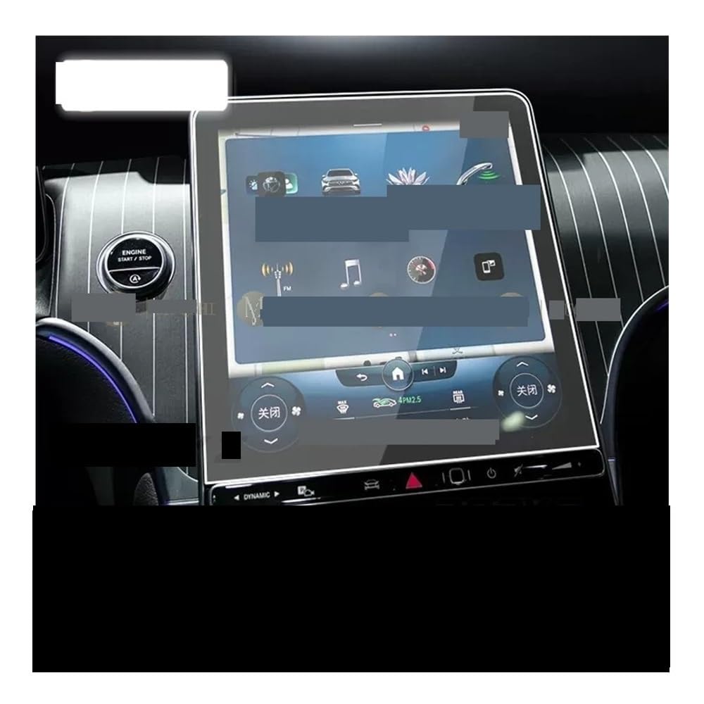 Displayschutzfolie Für Benz Für X254 2023 Auto GPS Film Bildschirm Gehärtetes Glas Schutz Film Virtual Cockpit Schutzfolie von ZHANGTONG