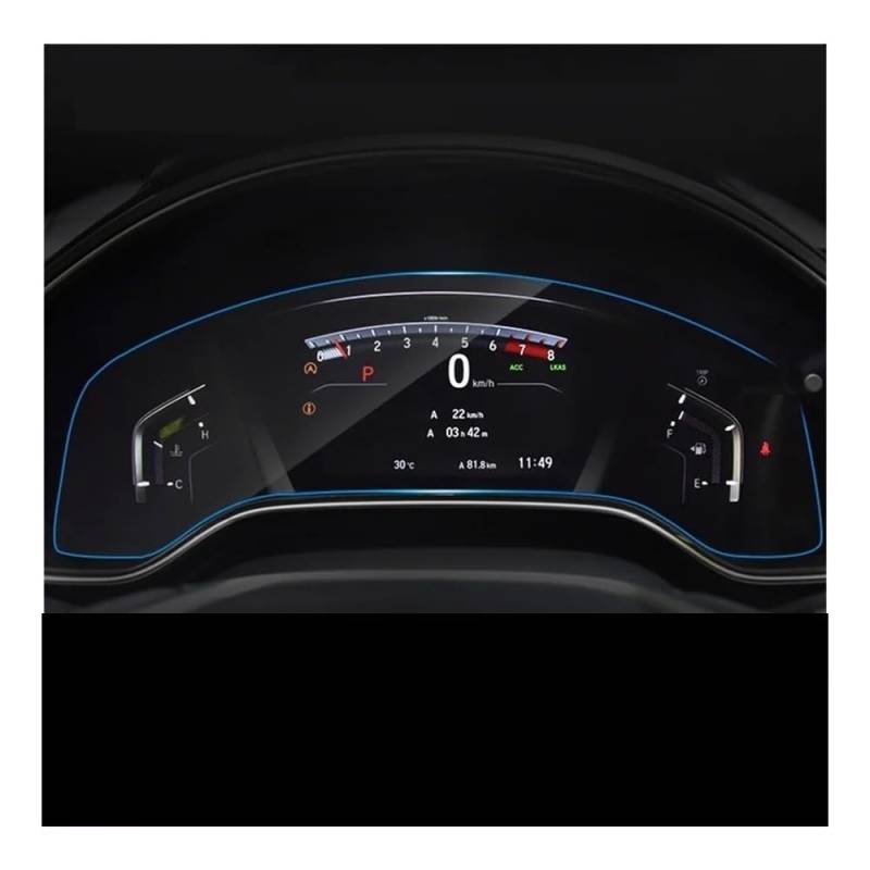 Displayschutzfolie Für CR-V 2017-2021 Autofahren Armaturenbrett Soft Screen Schutzfolie Virtual Cockpit Schutzfolie von ZHANGTONG