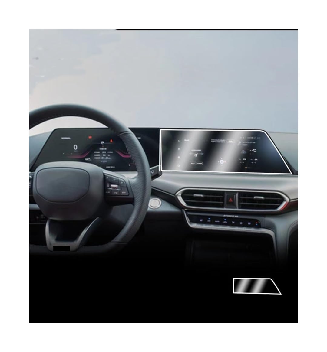 Displayschutzfolie Für Changan Für Uni-t 2022 2023 10,3 Zoll Auto Radio GPS Und Dashboard Gehärtetem Glas Bildschirm Film Schutz Virtual Cockpit Schutzfolie von ZHANGTONG