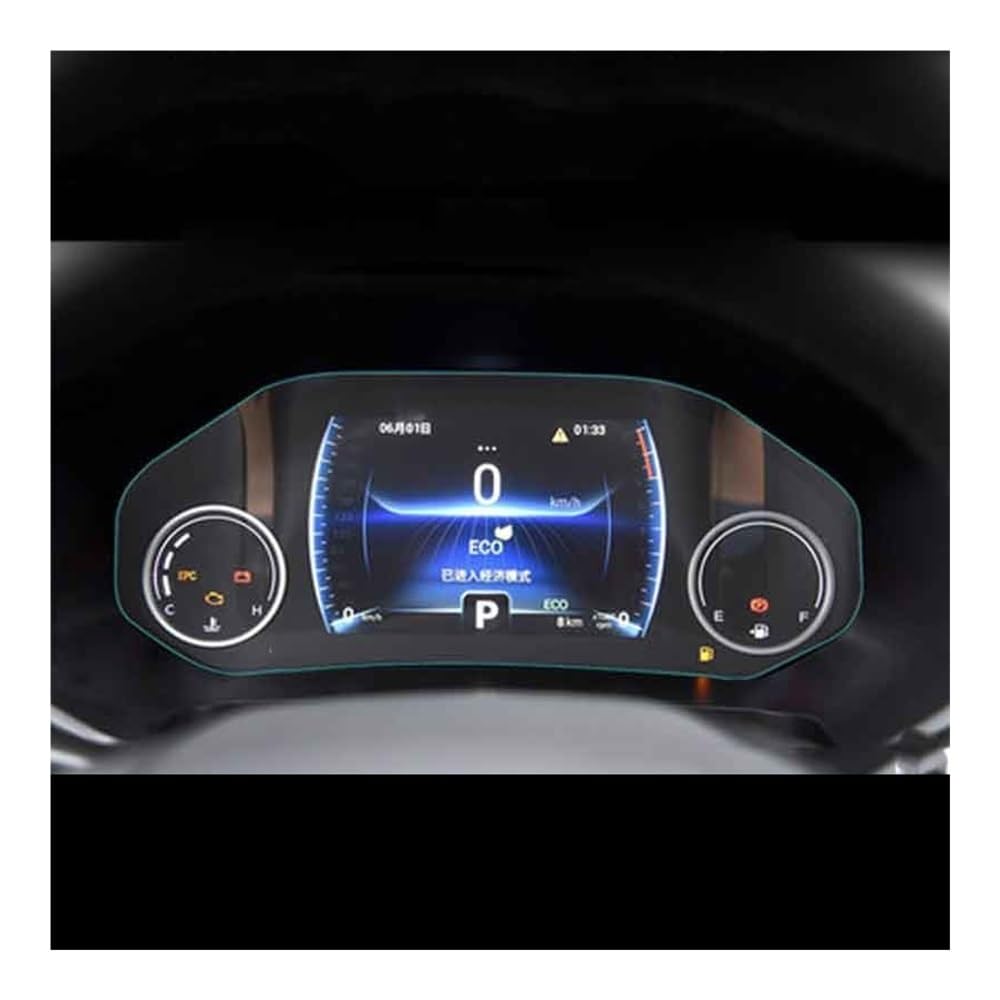 Displayschutzfolie Für Chery Für Tiggo 8 Pro 2020-2022 Auto-Armaturenbrett-Bildschirm, TPU-Schutzfolie Virtual Cockpit Schutzfolie von ZHANGTONG