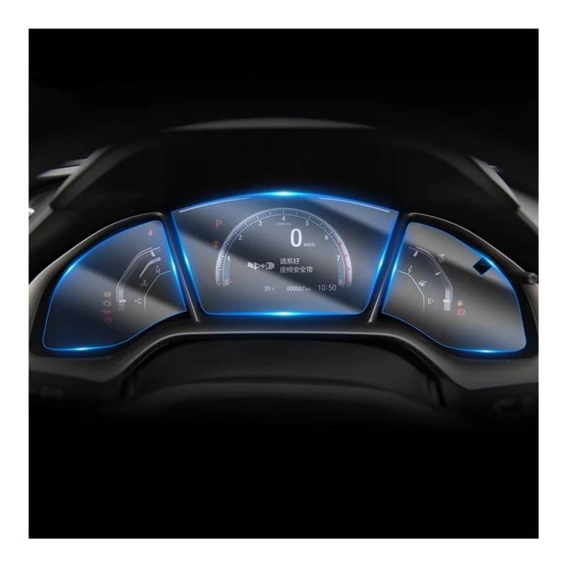 Displayschutzfolie Für Civic 2016-2019 Automotive Interior Instrument Panel Membran Bildschirm TPU Schutzfolie Virtual Cockpit Schutzfolie von ZHANGTONG