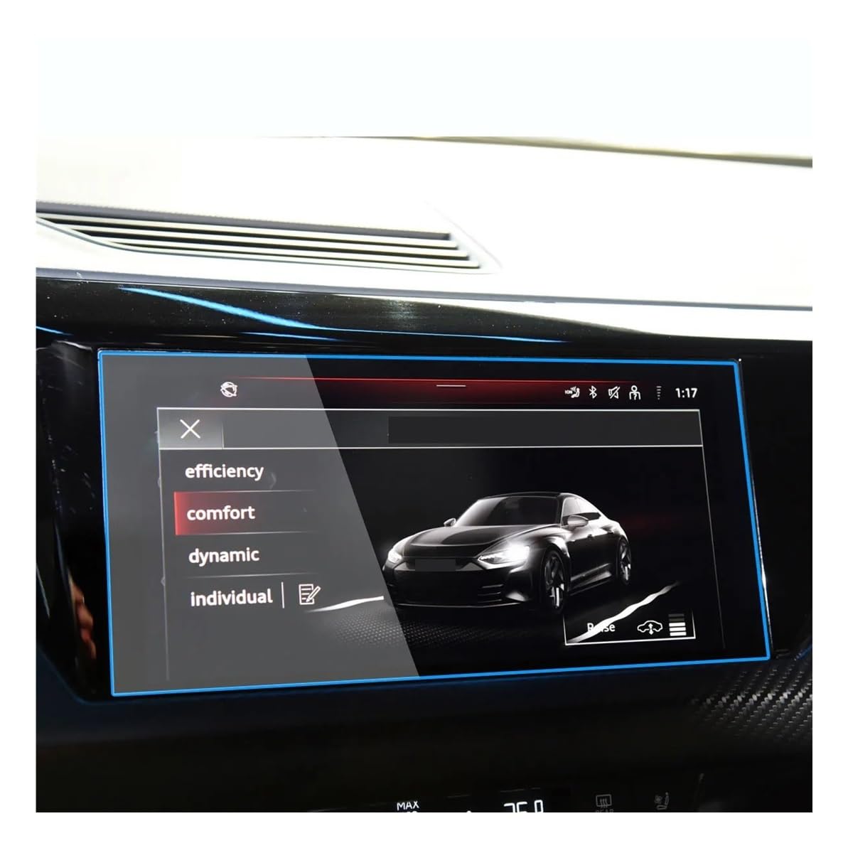 Displayschutzfolie Für E-tron 2021–2023, Auto-GPS-Navigation, Armaturenbrett-Bildschirm, gehärtetes Glas, Schutzfolie Virtual Cockpit Schutzfolie von ZHANGTONG