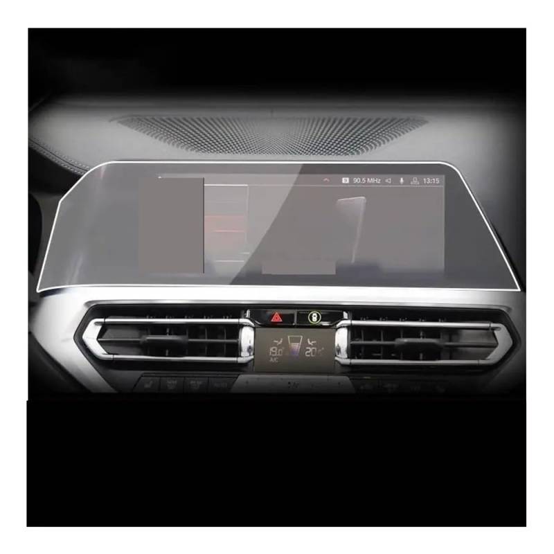 Displayschutzfolie Für F44 Für Serie 2 2022 Auto Innen Carbon Faser Film Center Konsole Anti Scratch Wider Film Refit Virtual Cockpit Schutzfolie von ZHANGTONG