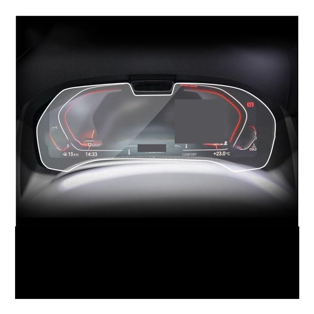 Displayschutzfolie Für F44 Für Serie 2 2022 Auto Innen Carbon Faser Film Center Konsole Anti Scratch Wider Film Refit Virtual Cockpit Schutzfolie von ZHANGTONG