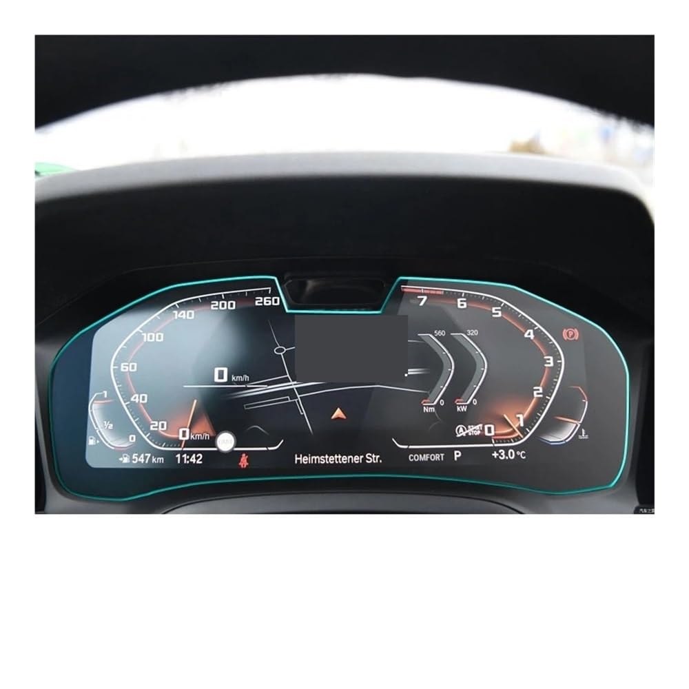 Displayschutzfolie Für G32 Für Serie 6GT 2020-2021 Automotive Interior Instrument Panel Membran Bildschirm Gehärtetes Glas Schutz Virtual Cockpit Schutzfolie von ZHANGTONG