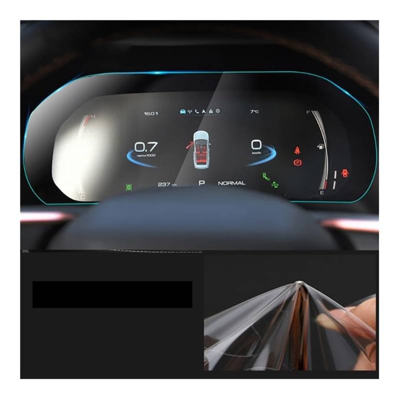 Displayschutzfolie Für Haval Für Jolion 2021 Dashboard 12,3 Zoll Membran Auto GPS Display Gehärtetem Glas Bildschirm Schutz Film Virtual Cockpit Schutzfolie von ZHANGTONG