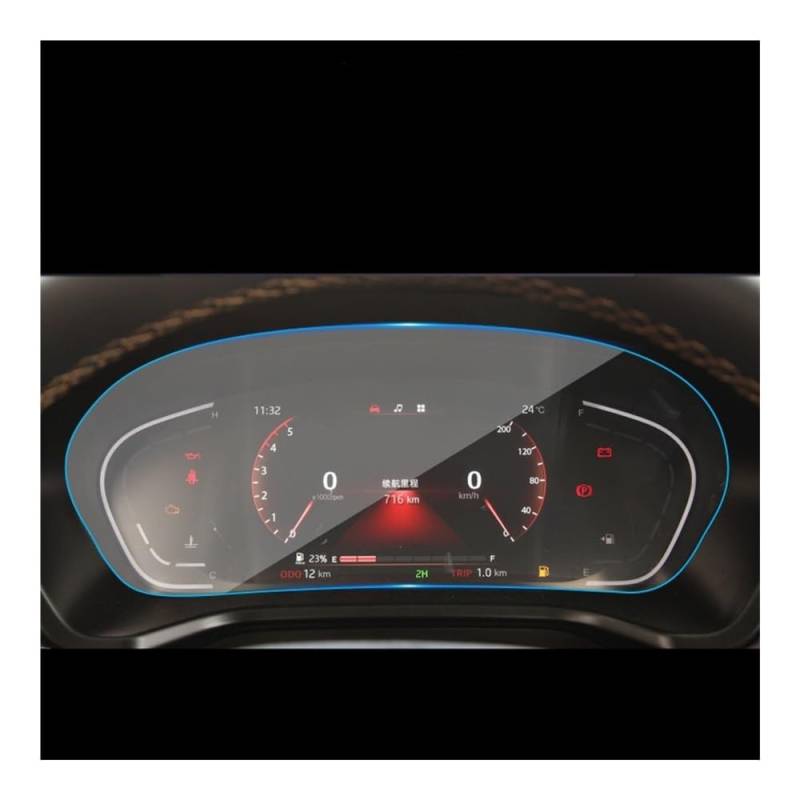 Displayschutzfolie Für JAC Für T8 PRO 2021 Dashboard & Navigation Display-schutzfolie Reparatur Film Zubehör Virtual Cockpit Schutzfolie von ZHANGTONG