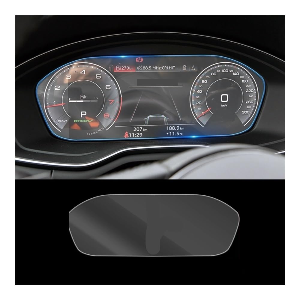 Displayschutzfolie Für S4 2020-2021 Auto-Armaturenbrett Instrumententafel Bildschirm gehärtetes Glas Schutzfolie Virtual Cockpit Schutzfolie von ZHANGTONG