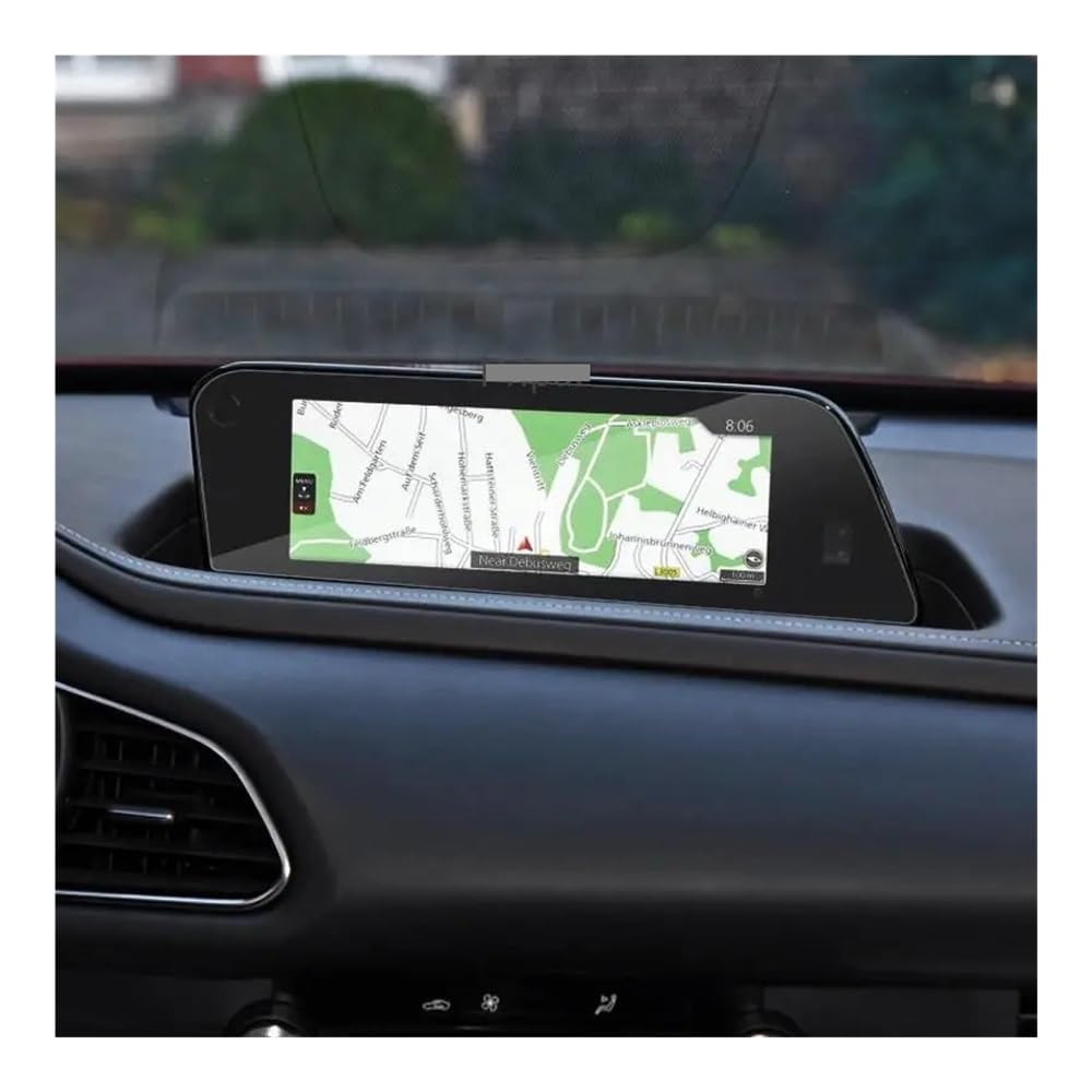 Displayschutzfolie GPS-Bildschirmschutz aus gehärtetem Glas für CX-30 2020–2024, Armaturenbrett-Displayfolie Virtual Cockpit Schutzfolie von ZHANGTONG