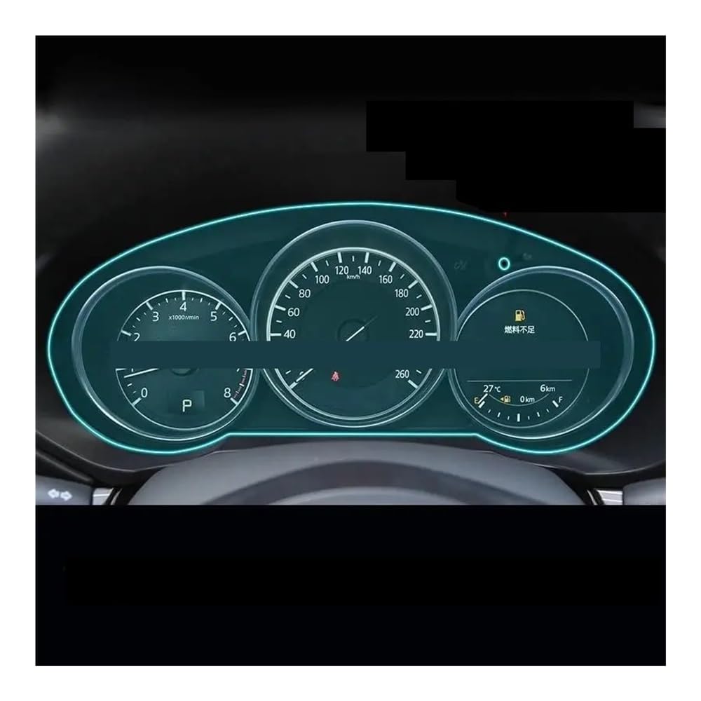 Displayschutzfolie Schutzfolie für CX-5 2017–2020, Auto-Instrument, Armaturenbrett-Bildschirm, Innenfolienbeschläge Virtual Cockpit Schutzfolie von ZHANGTONG