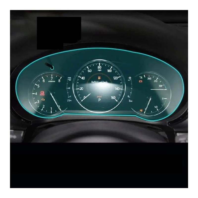 Displayschutzfolie Schutzfolie für CX-5 2022–2024, Auto-Instruent, Armaturenbrett-Bildschirm, Auto-Innenraum-Filmbeschläge Virtual Cockpit Schutzfolie von ZHANGTONG