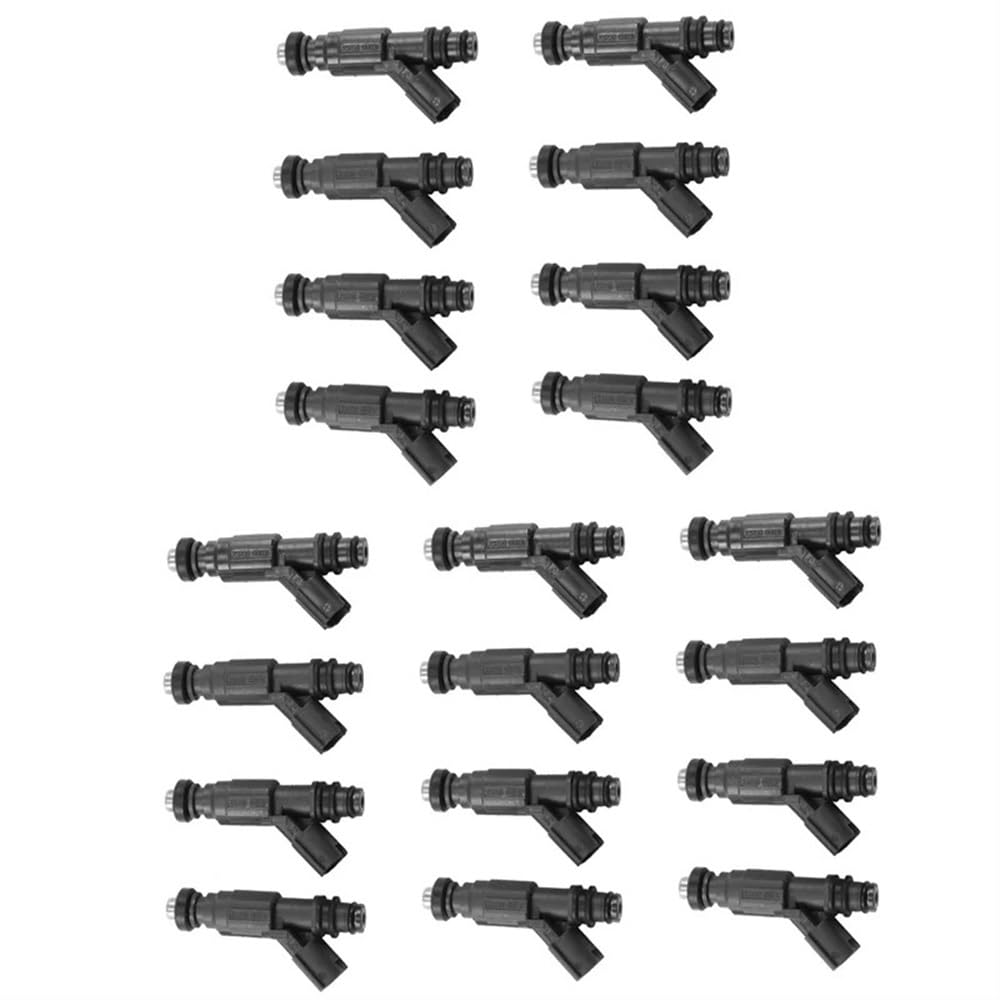 Einspritzventil Nozzle 20-teiliges Set Kraftstoffinjektordüse 23250-0D030 23209-0D030 Für Toyota Für Avensis Für Corolla 1,4 VVTI 1,6 99-04 0280156019 Düse Einspritzventil von ZHANGTONG