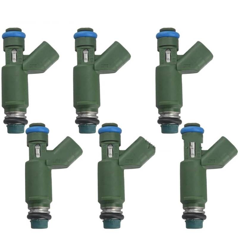 Einspritzventil Nozzle 6PCS Auto Kraftstoff Injektor Düse 1X43-AB Für Jaguar Für X-Typ 2.5 L 3.0 L V6 2001-2008 852-12234 195500-4011 1X4Z9F593AB Düse Einspritzventil von ZHANGTONG