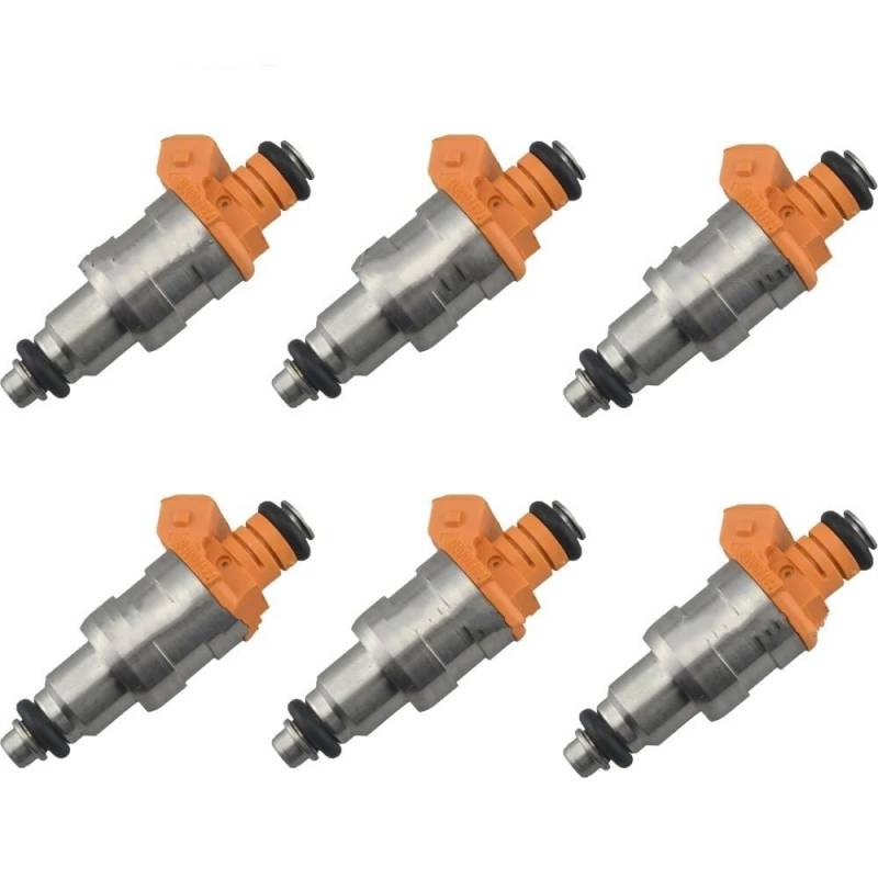 Einspritzventil Nozzle 6PCS Für Wrangler Für Cherokee 1987-1998 I6 4.0L Auto Zubehör Kraftstoff Injektoren 53003956 FJ26 FJ124 53030343 53030343AB Düse Einspritzventil von ZHANGTONG