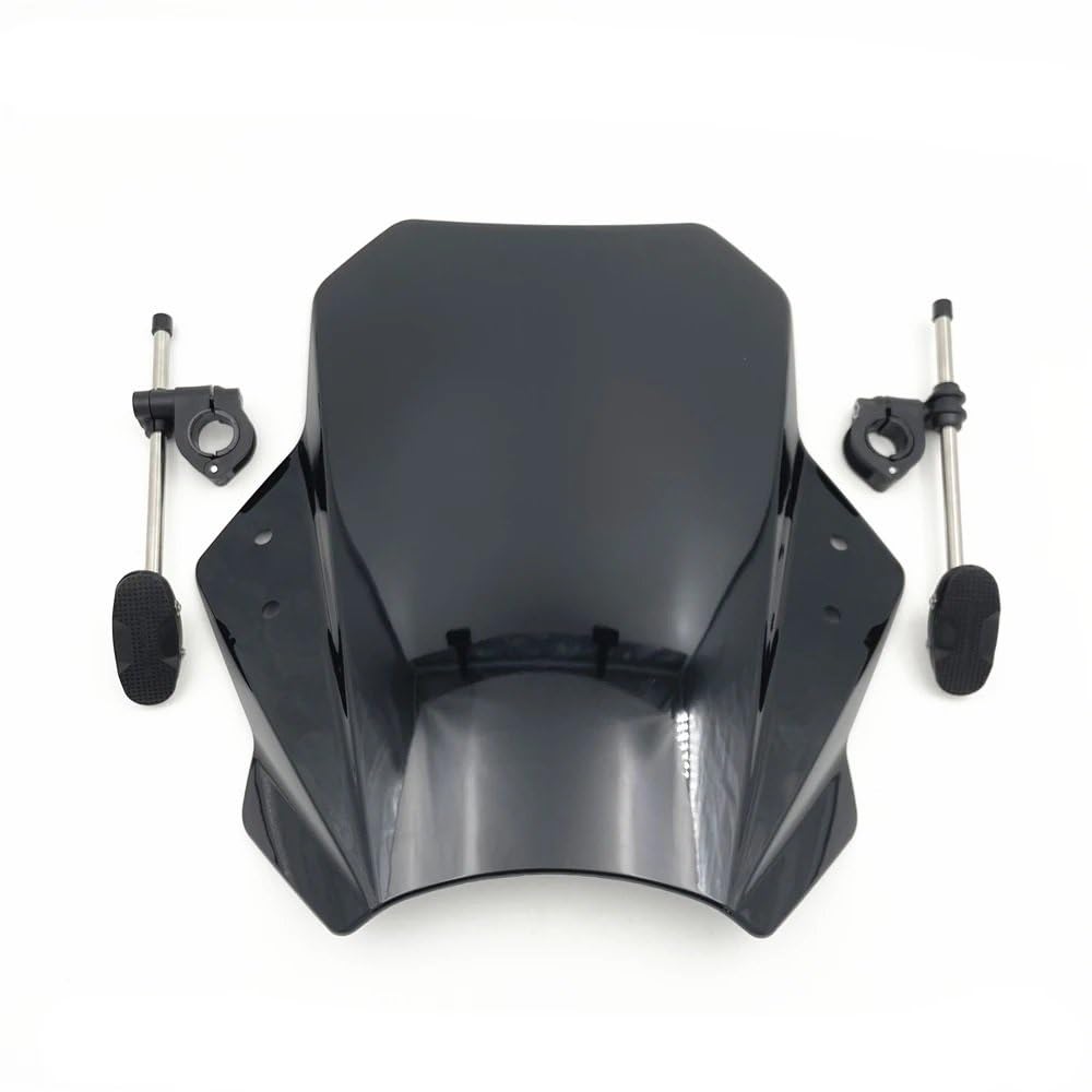 Motorrad Windschild Für VT750S VT 750S VT750 S Windschutzscheibe Universal Motorrad Windabweiser Clamp-On Variable ABS Windschutzscheibe Spoiler von ZHANGTONG