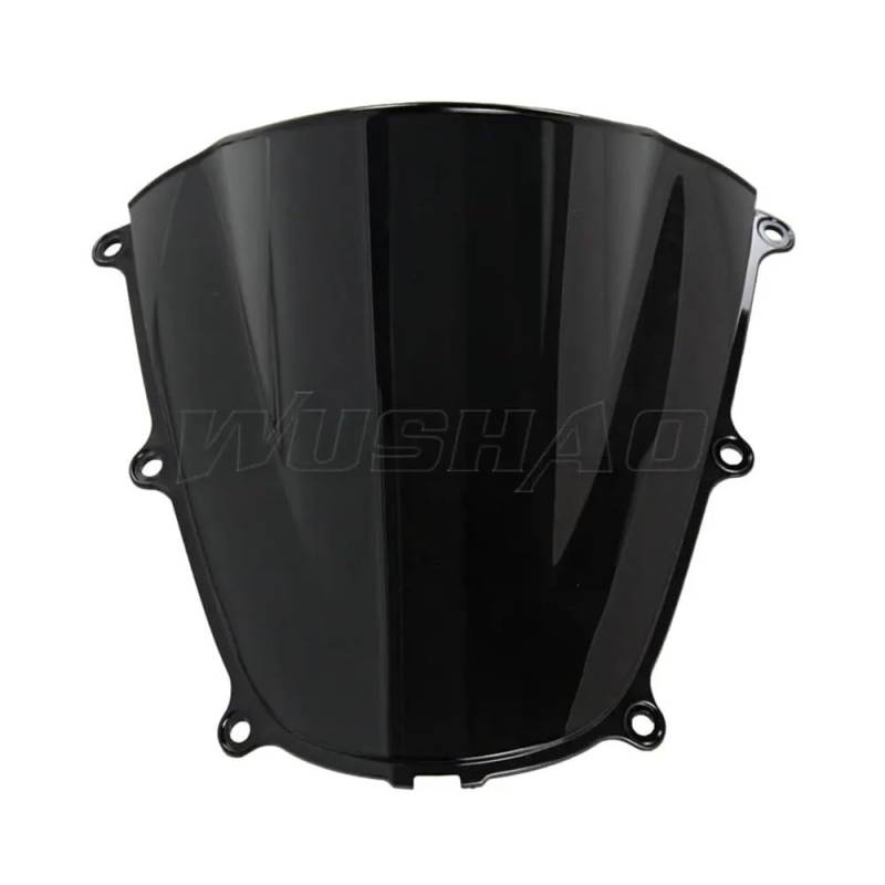 Motorrad Windschild Motorrad Double Bubble Windschutzscheibe Windschutz für CBR600RR CBR 600 RR F5 05 06 2005 2006 Schwarz Iridium von ZHANGTONG