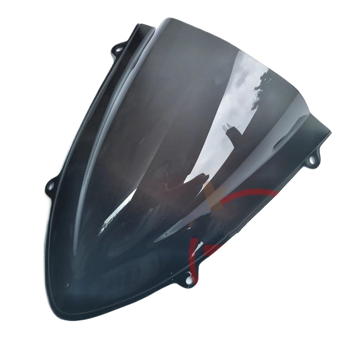 Motorrad Windschild Motorrad Mehrfarbiger Windschutzscheiben-Spoiler Windabweiser für K&awasaki Ninja250 08-09-10-11-12 Ninja 250 2008 2009 2010 2011 2012 von ZHANGTONG